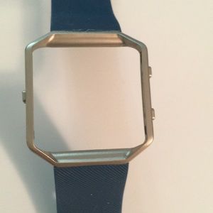 blue band W/silver frame for Fit Bit Blaze EUC